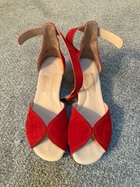 Paul Green Red Sandals